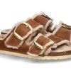 Women scarpa rossa Warm Lining | Birkenstock Mules Arizona Big Buckle Shearling Schmal- Cognac