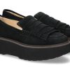 Women scarpa rossa Platform Shoes | Hogan Platform Slipper Fondo Urban Moca Frangia Nero