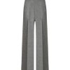 Women scarpa rossa Pants | Cambio Trousers Ava Utility Cozy Knitted Jersey - Charcoal Melange