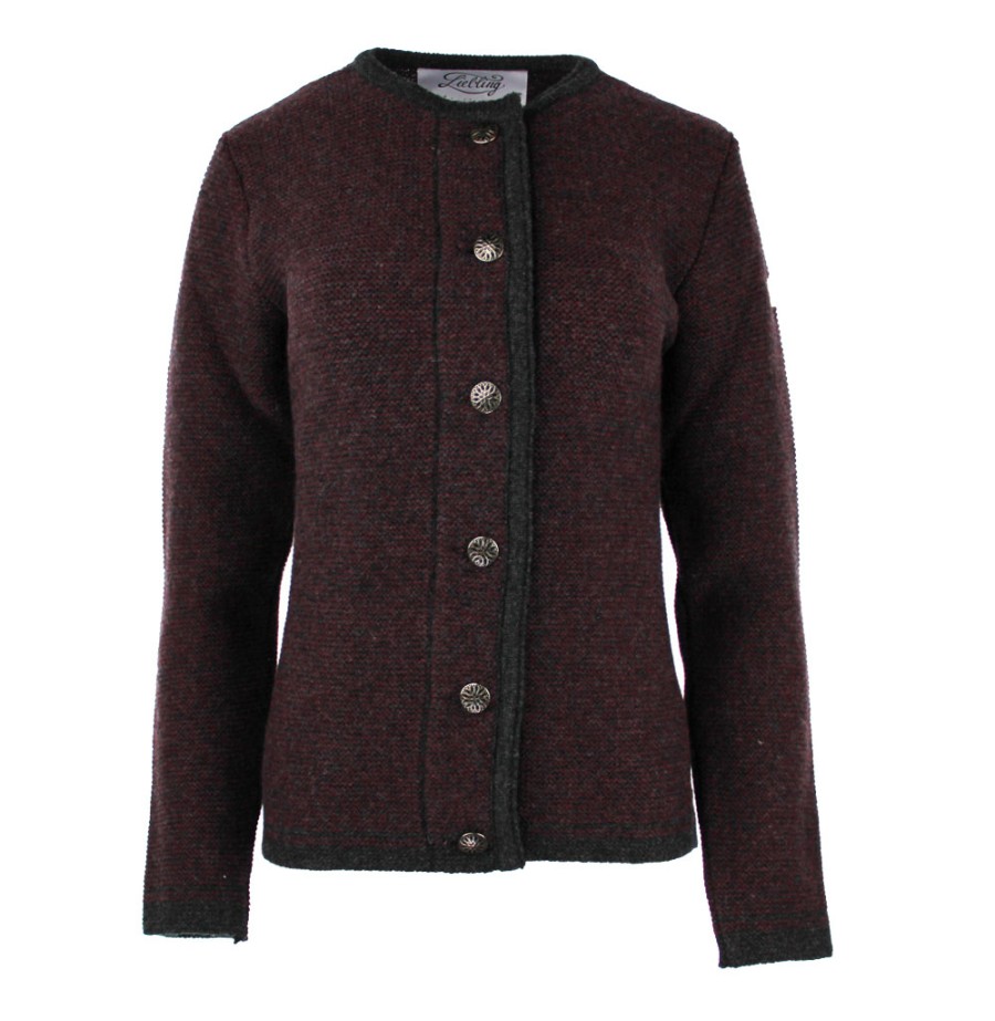 Women scarpa rossa Jacket'S | Liebling Knitted Janker Anita Nebul Anthrazit