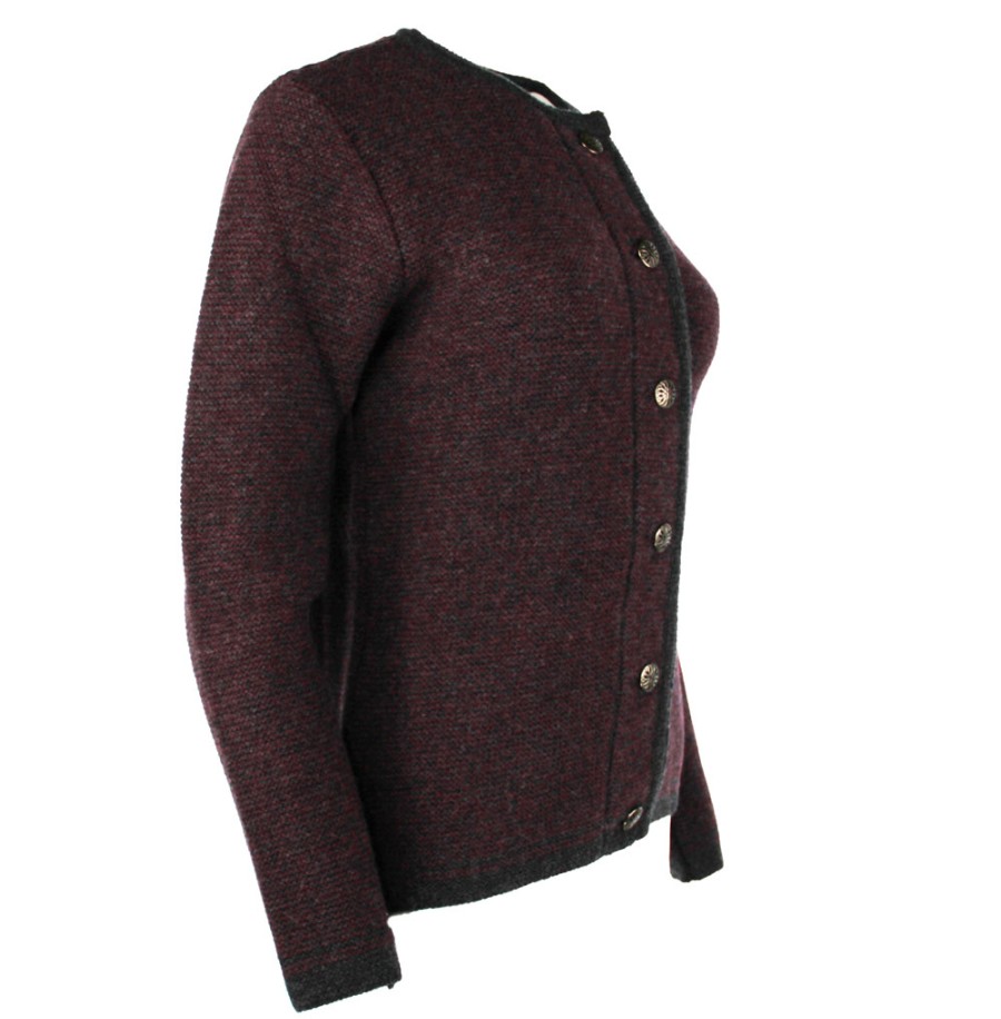 Women scarpa rossa Jacket'S | Liebling Knitted Janker Anita Nebul Anthrazit