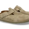 Men scarpa rossa Sandals | Birkenstock Clogs Boston Schmal -Faded Khaki