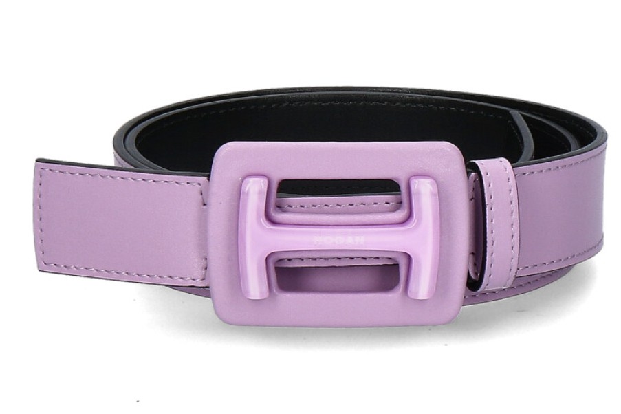 Women scarpa rossa Belts | Hogan Gurtel Cintura Plexi- Flieder