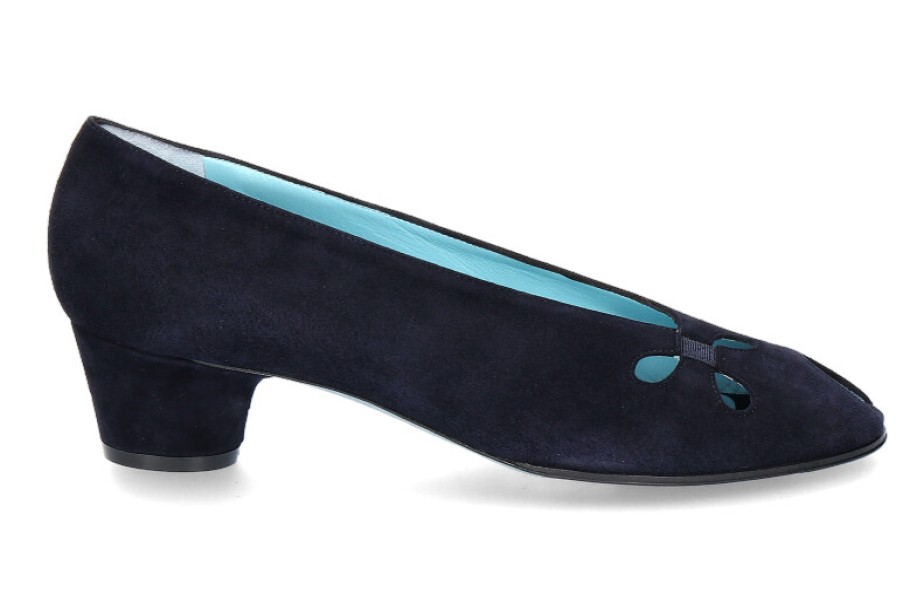 Women scarpa rossa Peeptoes | Thierry Rabotin Peeptoe Samuel Camoscio Navy