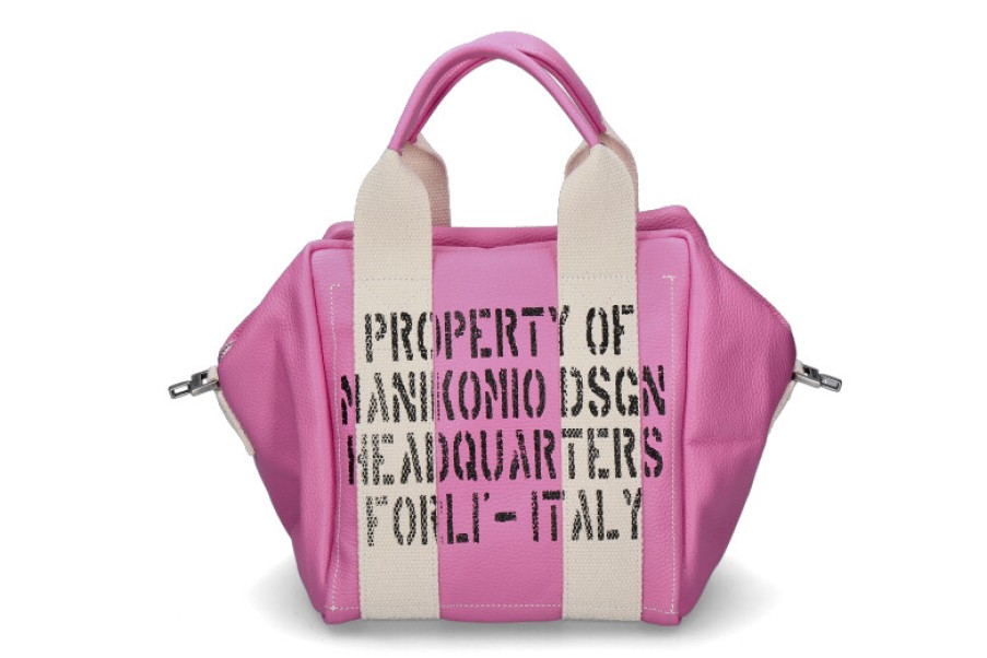 Women scarpa rossa Hand Bags | Manikomio Design Tasche Icon 24 Leather- Pink