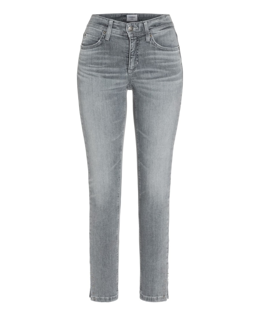 Women scarpa rossa Jeans | Cambio Jeans Parla Ankle Cut Easy Grey Medium