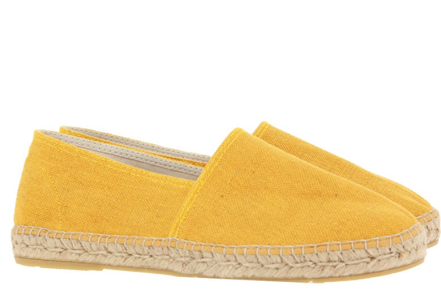 Men scarpa rossa Espadrille | Macarena Man Espadrilles Luis129 Amarillo