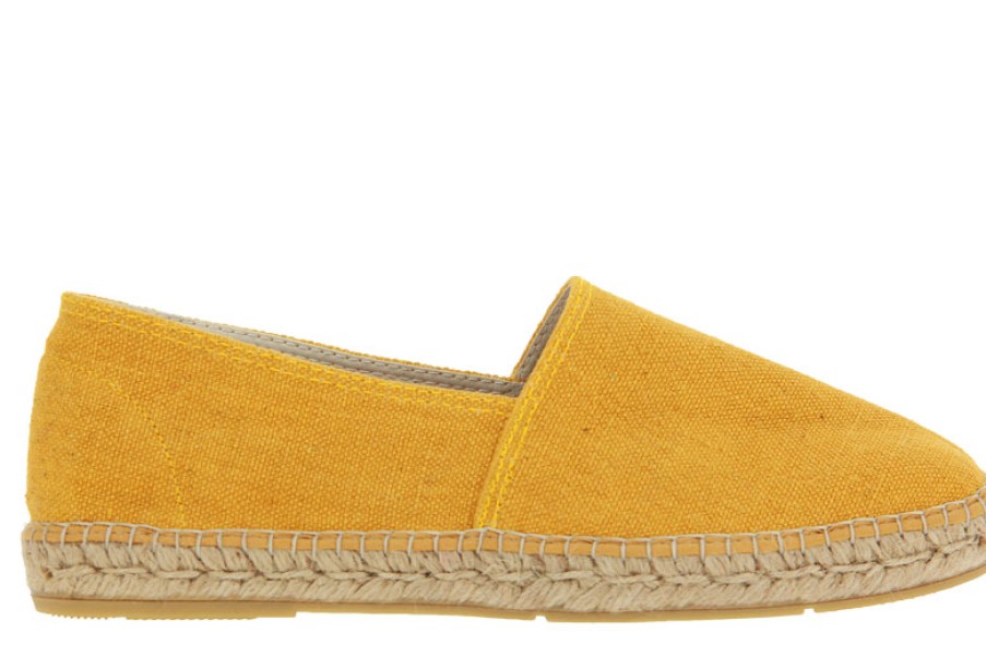 Men scarpa rossa Espadrille | Macarena Man Espadrilles Luis129 Amarillo