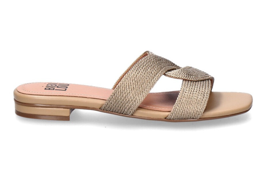 Women scarpa rossa Mules | Bibi Lou Pantolette Ivana- Camel