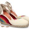 Women scarpa rossa Espadrilles | Castaner Wedge Sandals Carina Ivory