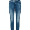 Women scarpa rossa Jeans | Cambio Jeans Paris Ancle Cut -Salty Bleached