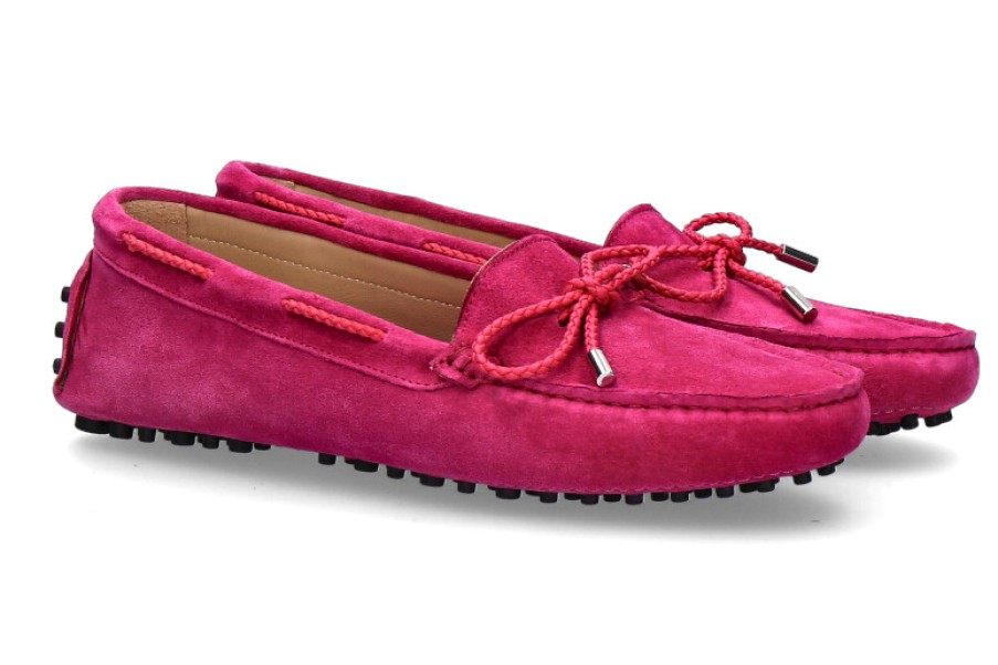 Women scarpa rossa Moccasins | Scarparossa Moccasin Velour Fuxia