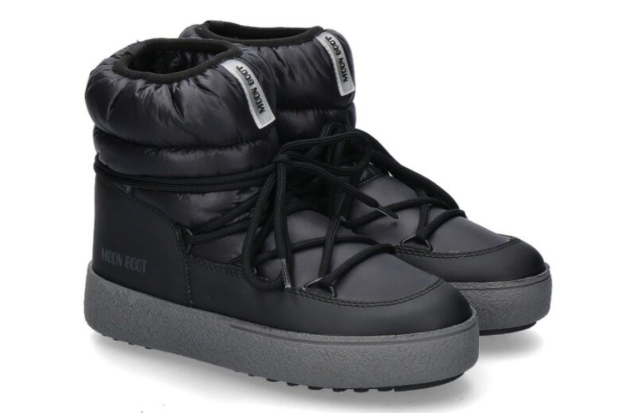 Women scarpa rossa Booties | Moon Boot Snowboot Ltrack Nylon Low- Schwarz