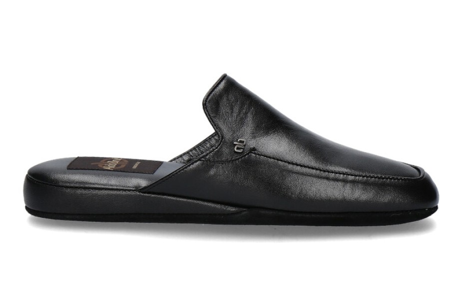 Men scarpa rossa House Slippers | Aldo Brue House Slippers Nappa Nero