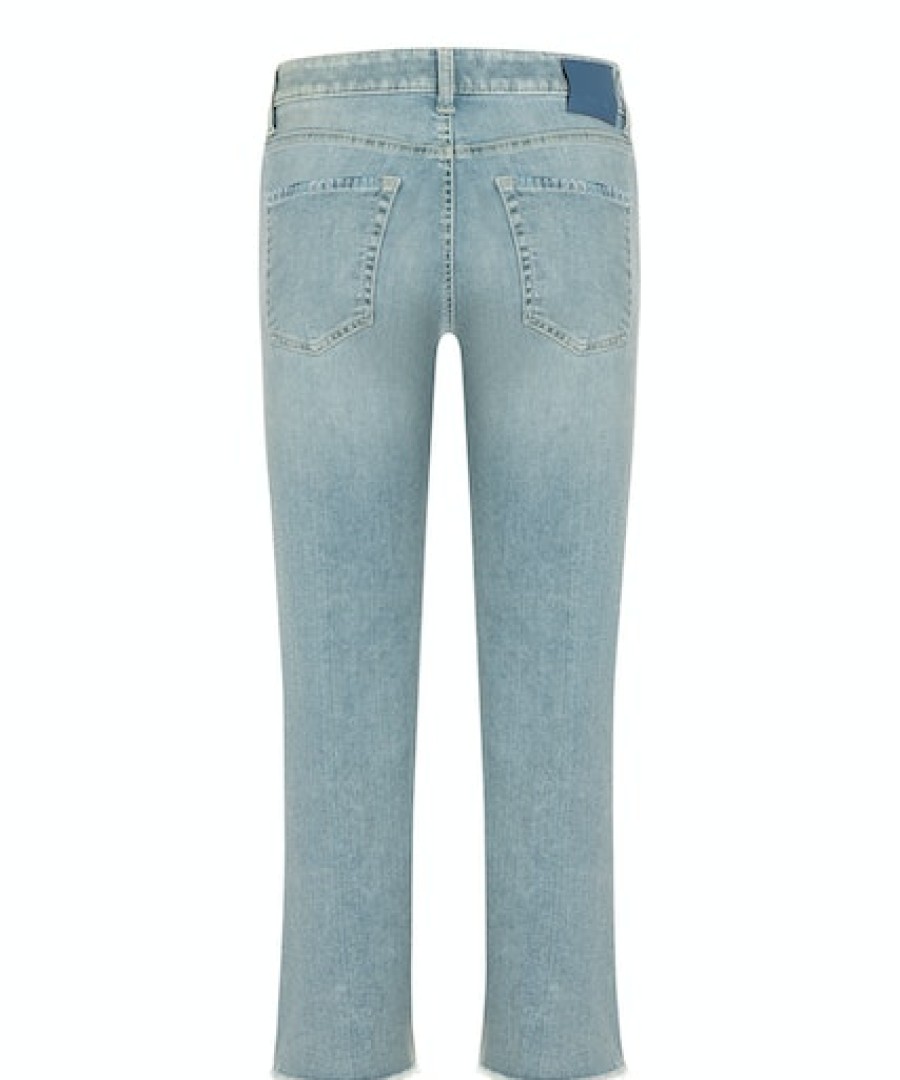 Women scarpa rossa Jeans | Cambio Jeans Francesca -California Sun Bleached & Fringed