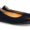 Women scarpa rossa Peeptoes | Truman'S Peeptoe Camoscio Nero Blu