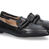 Women scarpa rossa Flats | Pomme D'Or Slipper Grace Glove- Schwarz