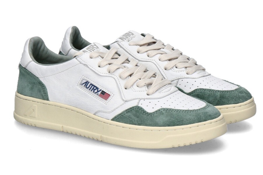 Men scarpa rossa Sneakers | Autry Herren-Sneaker Medalist Low Gs29- White/Hunter Green