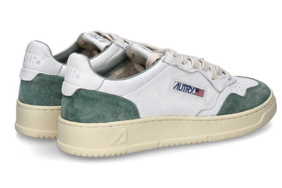 Men scarpa rossa Sneakers | Autry Herren-Sneaker Medalist Low Gs29- White/Hunter Green