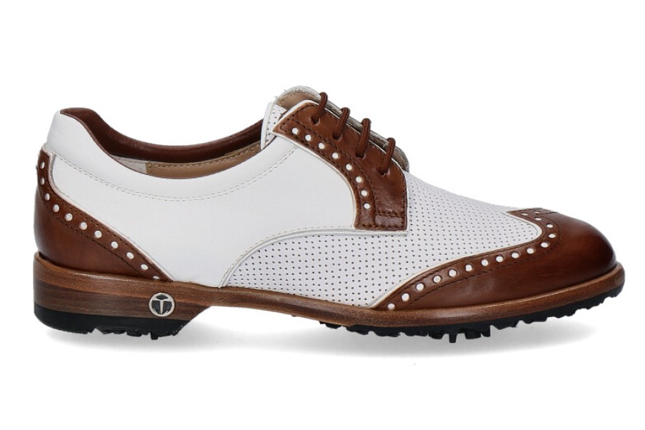 Women scarpa rossa Golf Shoes | Tee Golf Shoes Women'S - Golf Shoe Sally Sapin Brandy Bianco