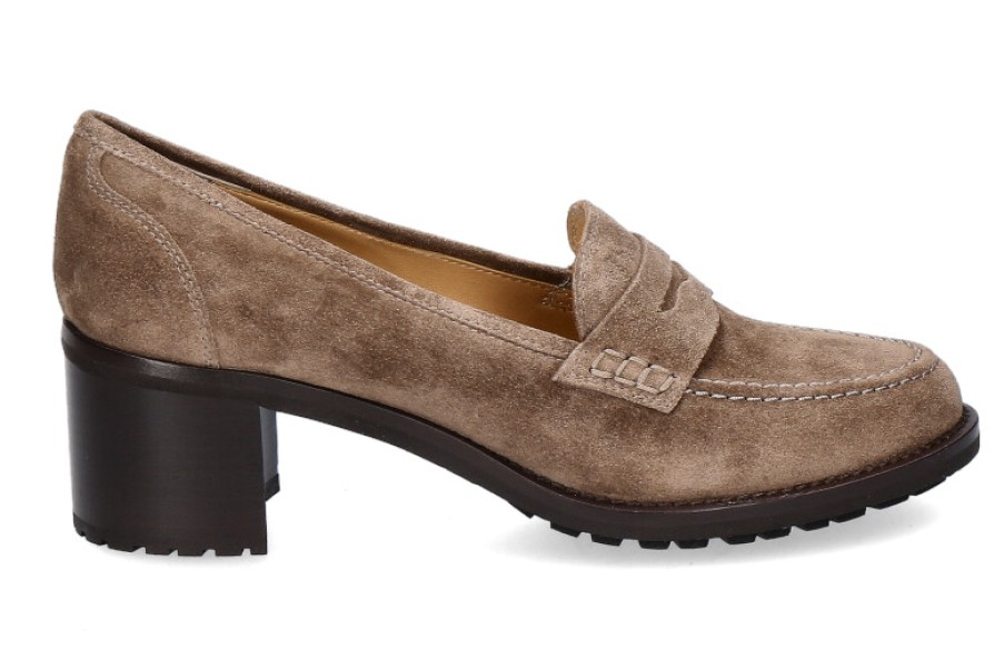 Women scarpa rossa Loafers | Truman'S Trotteur London 8683- Taupe