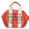 Women scarpa rossa Hand Bags | Manikomio Design Tasche Icon 24 Olanda Cotton- Orange