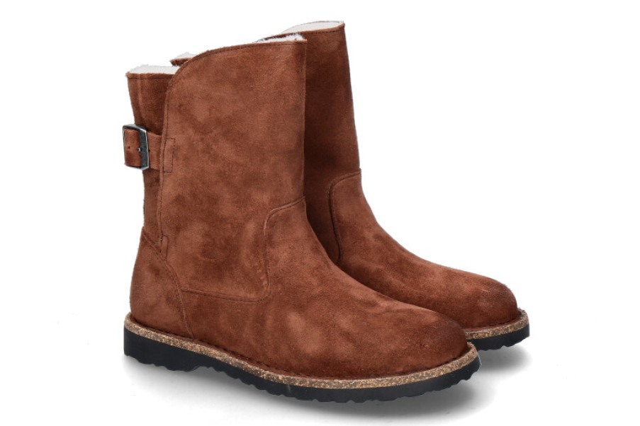 Women scarpa rossa Warm Lining | Birkenstock Boots Uppsala Shearling Schmal- Espresso