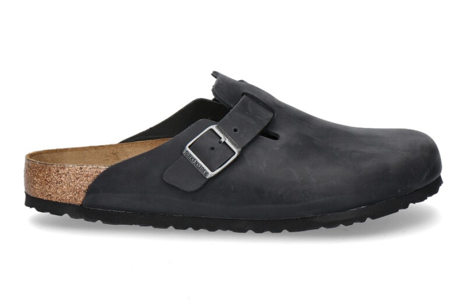 Men scarpa rossa House Slippers | Birkenstock Clogs Boston Normal Black