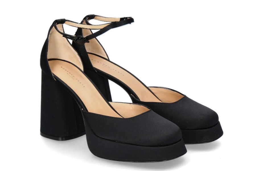 Women scarpa rossa Platform Shoes | Roberto Festa Platform Pumps Nicla Raso Nero