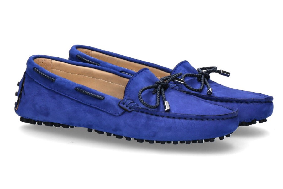 Women scarpa rossa Moccasins | Scarparossa Moccasin Nabuk Royal