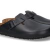 Men scarpa rossa House Slippers | Birkenstock Clogs Boston Schmal Naturleder Black