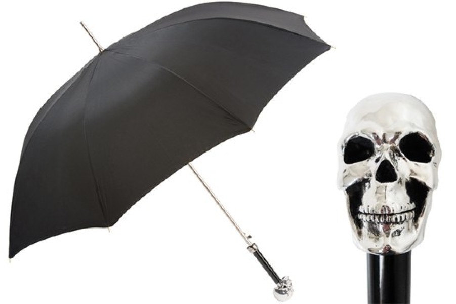 Men scarpa rossa Umbrellas | Pasotti Regenschirm Oxford Skull