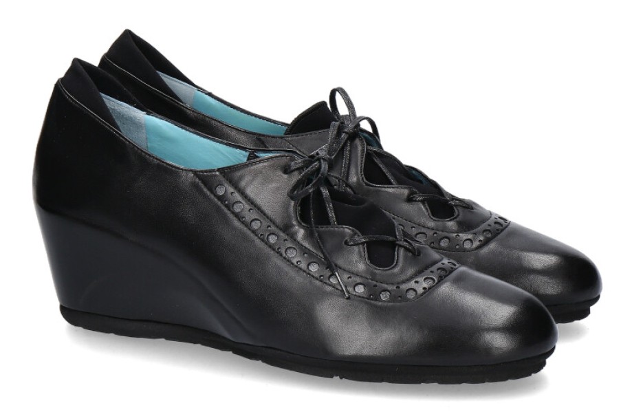 Women scarpa rossa Lace-Up | Thierry Rabotin Lace-Up Nappa Nero