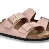 Women scarpa rossa House Slippers | Birkenstock Pantolette Arizona Schmal- Soft Pink