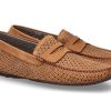 Men scarpa rossa Moccasins | Aldo Brue Mokassin Nubuk Soft Cognac