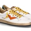 Men scarpa rossa Sneakers | 4B12 Herren-Sneaker Play.New U57- Bianco/Verde/Arancio