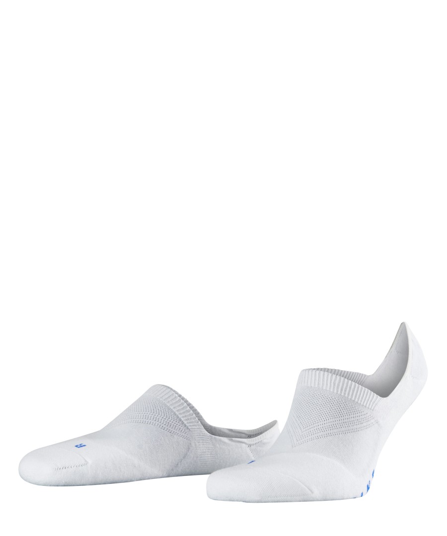 Men scarpa rossa Socks | Falke Cool Kick Unisex Ankle Socks White