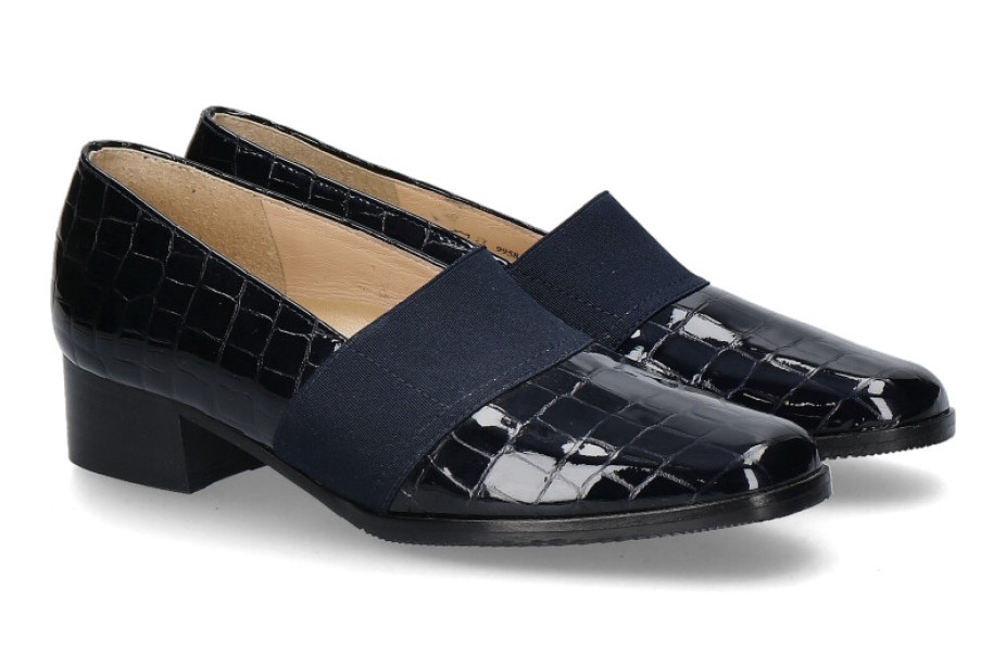 Women scarpa rossa Loafers | Brunate Loafer Zoe Apache Blu Elastico Blu