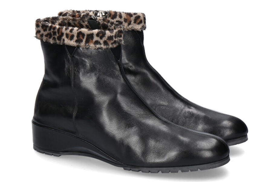 Women scarpa rossa Wedges | Thierry Rabotin Ankle Boots Zabu Nappa Nero