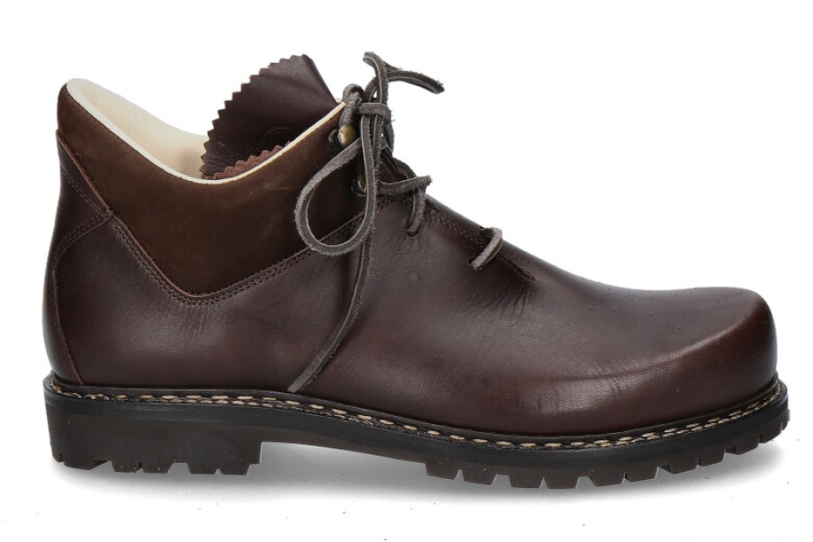 Men scarpa rossa Traditional Brogues | Original Haferl Traditional Boots Richard Rindleder Kaffee