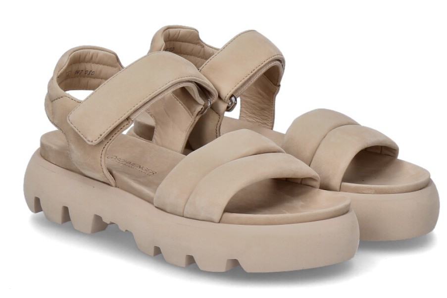 Women scarpa rossa Sandals | Kennel Und Schmenger Sandals Skill Soft Nubuk Mohair