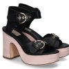 Women scarpa rossa Platform Shoes | Agl Attilio Giusti Leombruni Sandals Sista Nero