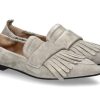 Women scarpa rossa Flats | Pomme D'Or Slipper Grace Camoscio- Light Sage