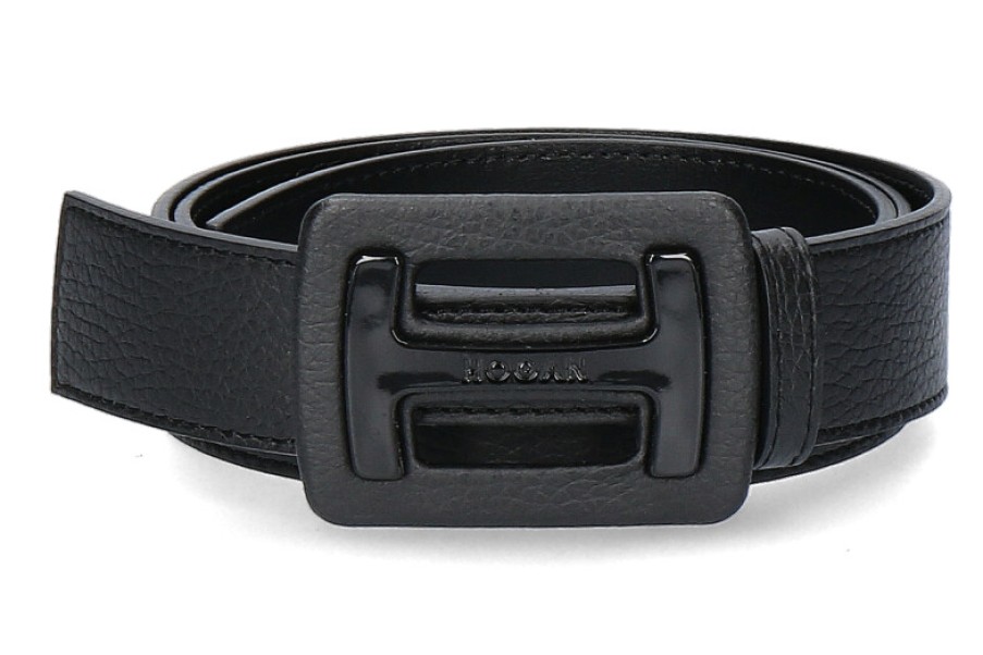 Women scarpa rossa Belts | Hogan Belt Cintura Mm32 Black