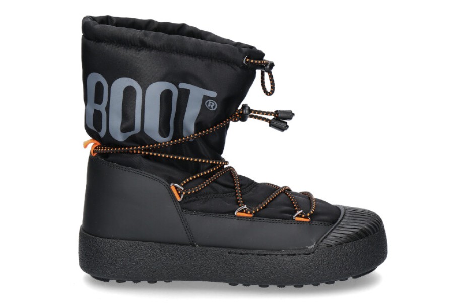 Men scarpa rossa Boots | Moon Boot Herren- Snowboot Mtrack Polar- Black/Orange