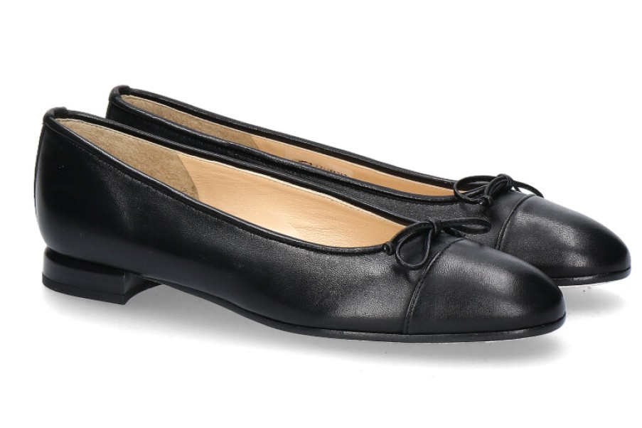 Women scarpa rossa Ballet Flats | Brunate Ballerina Flex Nappa- Nero/Schwarz