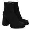 Women scarpa rossa Platform Shoes | Roberto Festa Platform Ankle Boots Nossa Camoscio Nero