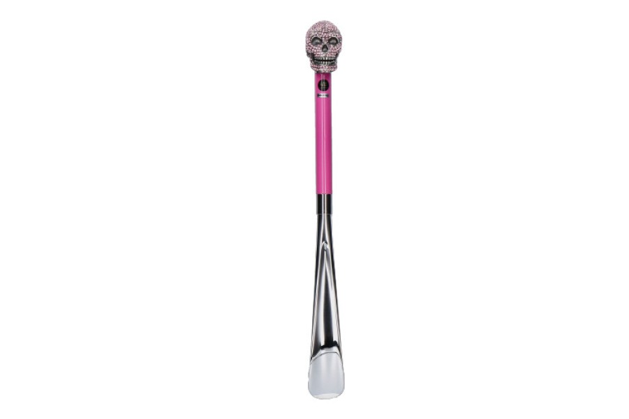 Women scarpa rossa Shoehorns | Walking Sticks Shoehorn Skull Strass Pink