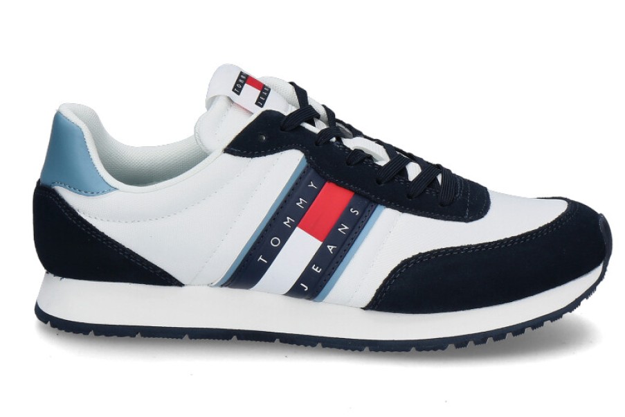 Men scarpa rossa Sneakers | Tommy Hilfiger Herren-Sneaker Tjm Runner- Skyscrape Blue/White