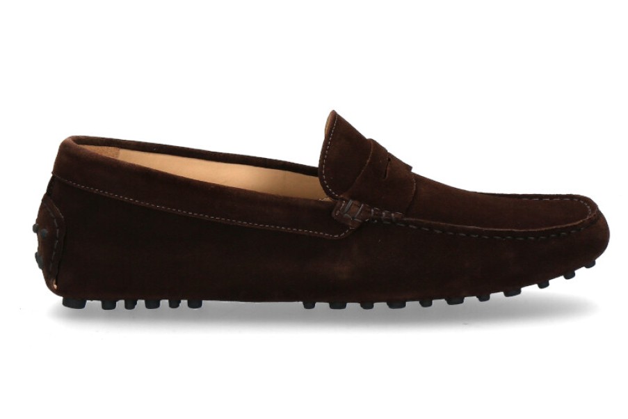 Men scarpa rossa Moccasins | Scarparossa Moccasins Velour Cacao